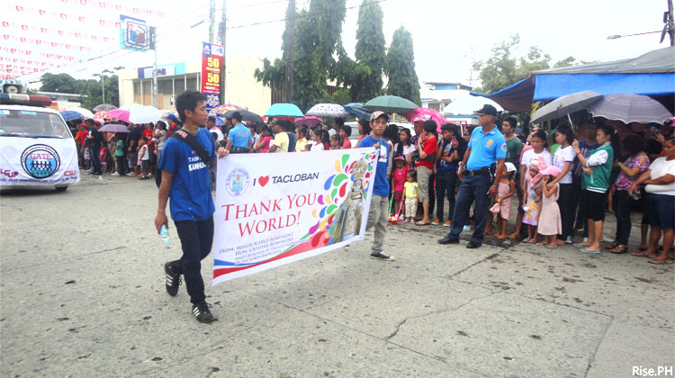 Tacloban says Thank You World!