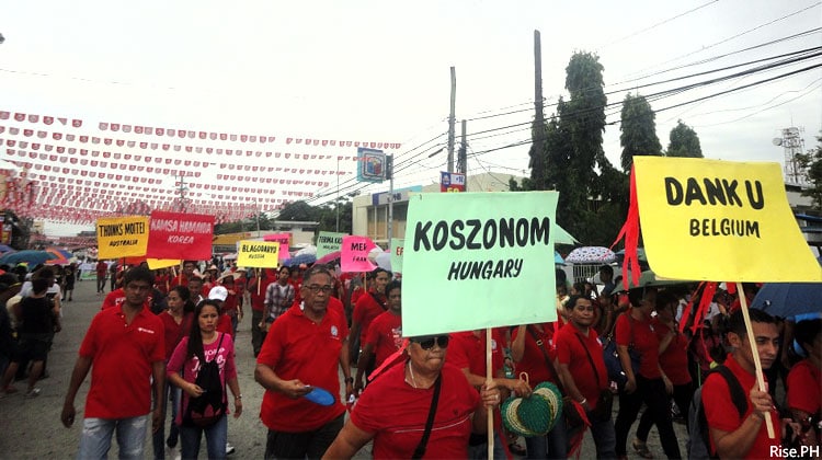 Sangyaw pasasalamat parade