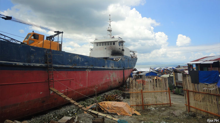 Ship Washed Ashore Tacloban