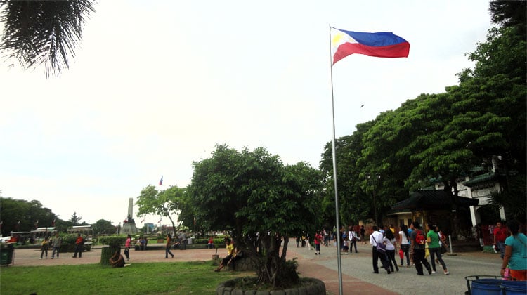 Filipinos in a park