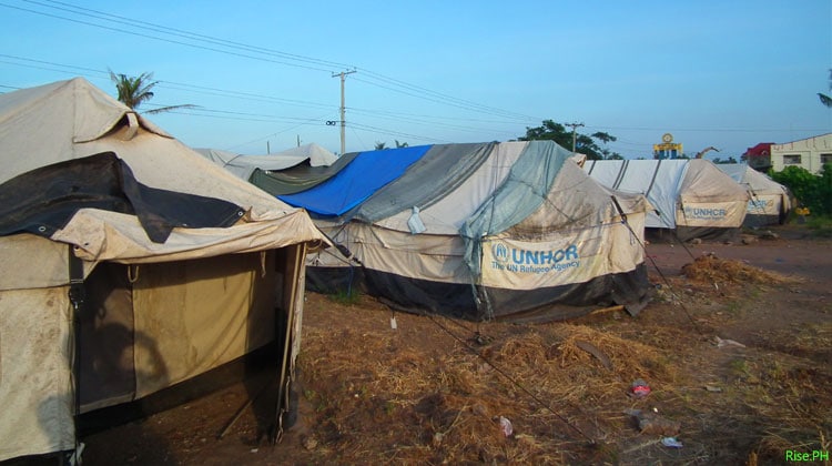 Tent City in San Jose Tacloban 