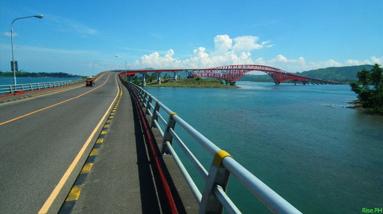 San Juanico Bridge in  Samar and Leyte