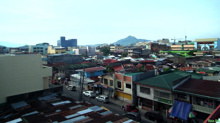 Tacloban downtown top view
