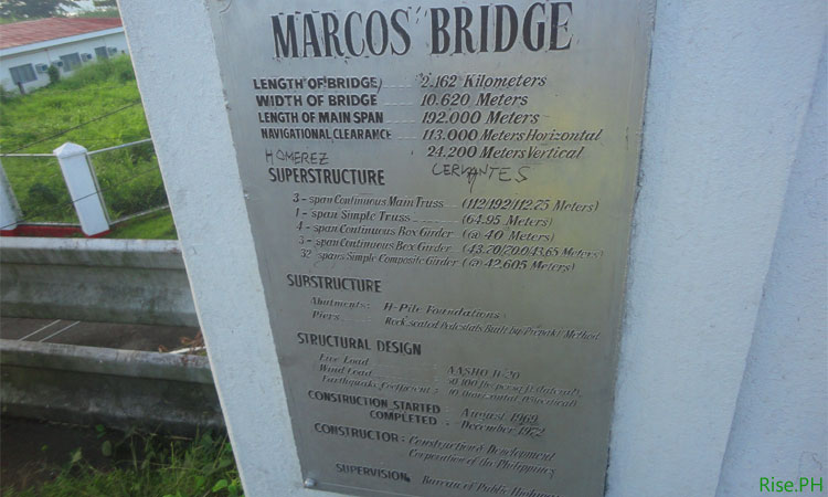 Marcos Bridge Information