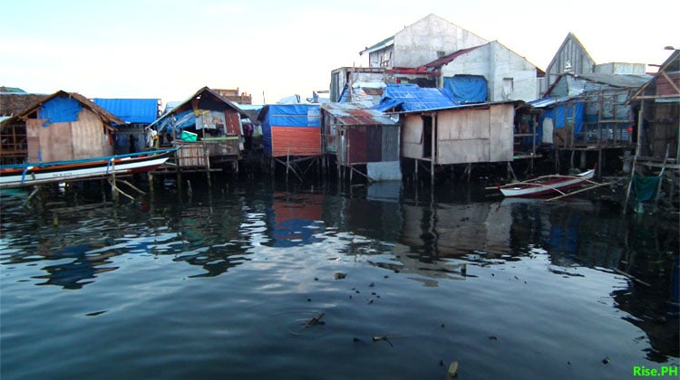 Houses of poor Filipinos