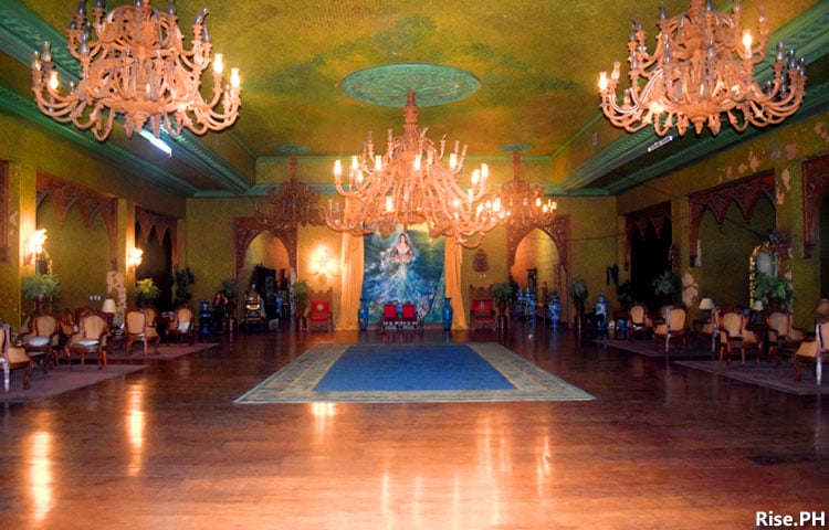 The grand ballroom in Sto. Niño Shrine Museum in Tacloban City