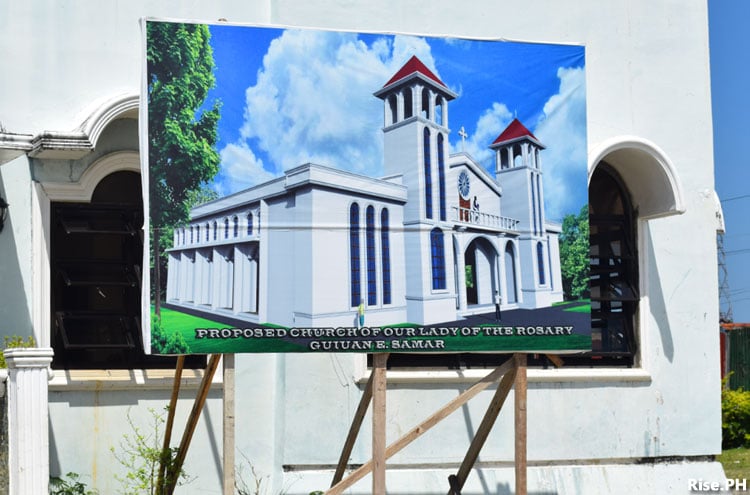 Proposed church in Guiuan