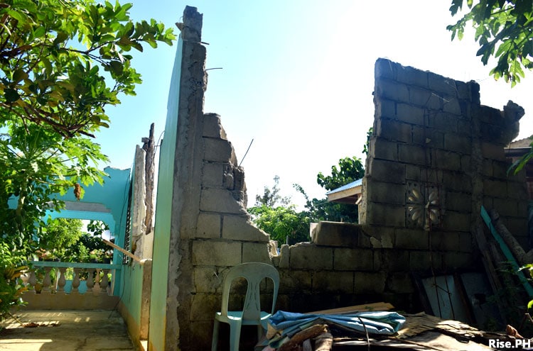 Yolanda house ruins