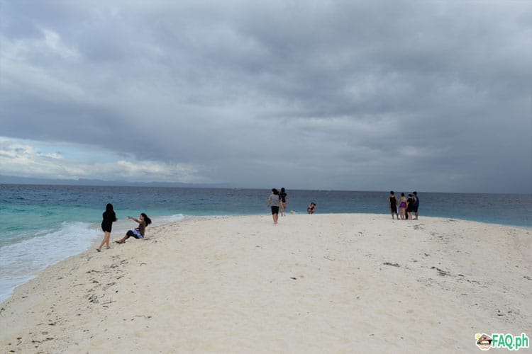 kalanggaman sandbar end