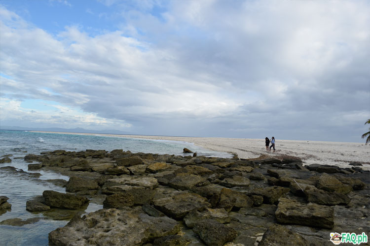 Kalanggaman rocky side