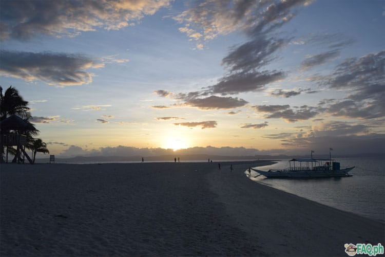 Kalanggaman island sunrise