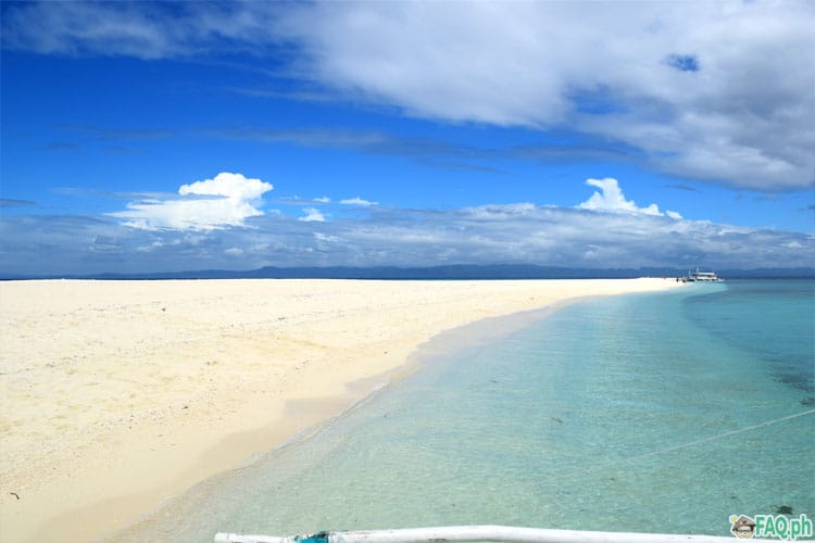 Kalanggaman beautiful sandbar