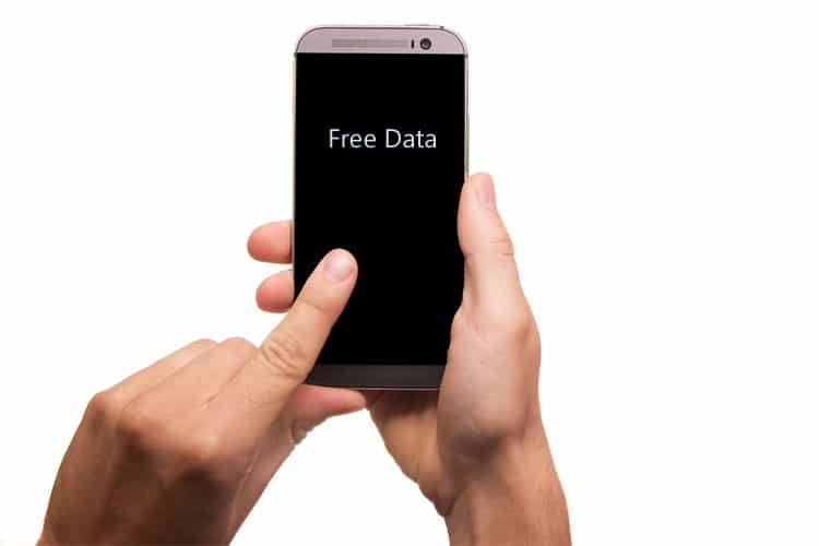 Free mobile Internet data