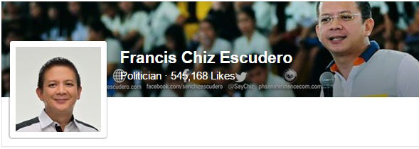 Chiz Escudero Facebook