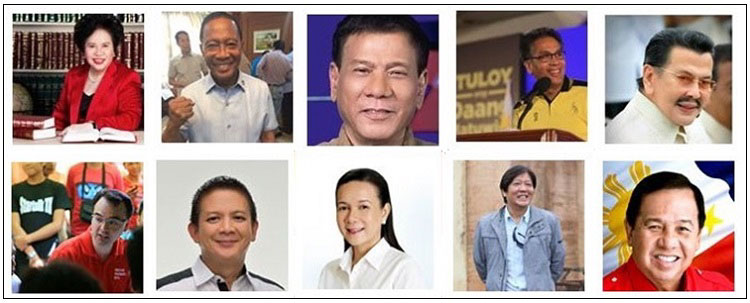 Philippine presidentiables