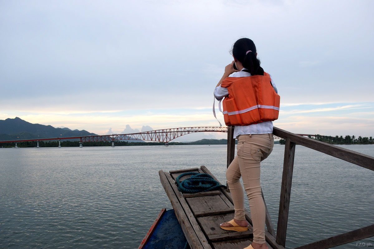 Taking Picture of San Juanico Bridge 