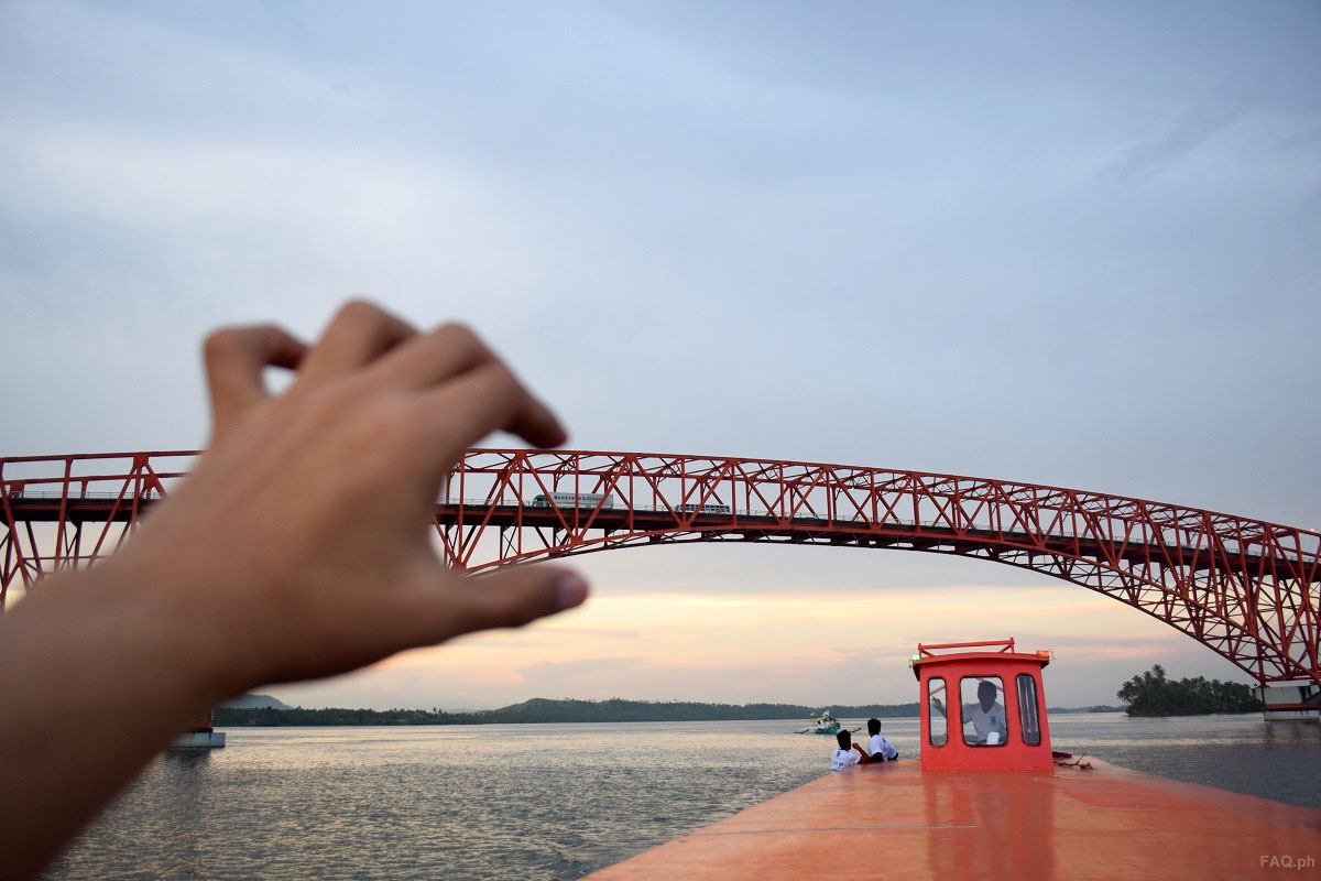 Fun picture of San Juanico Bridge