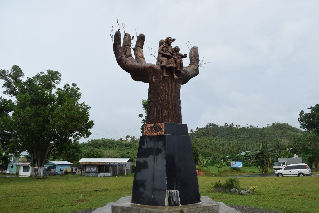 Yolanda Memorial in Sta. Rita, Basey, Samar