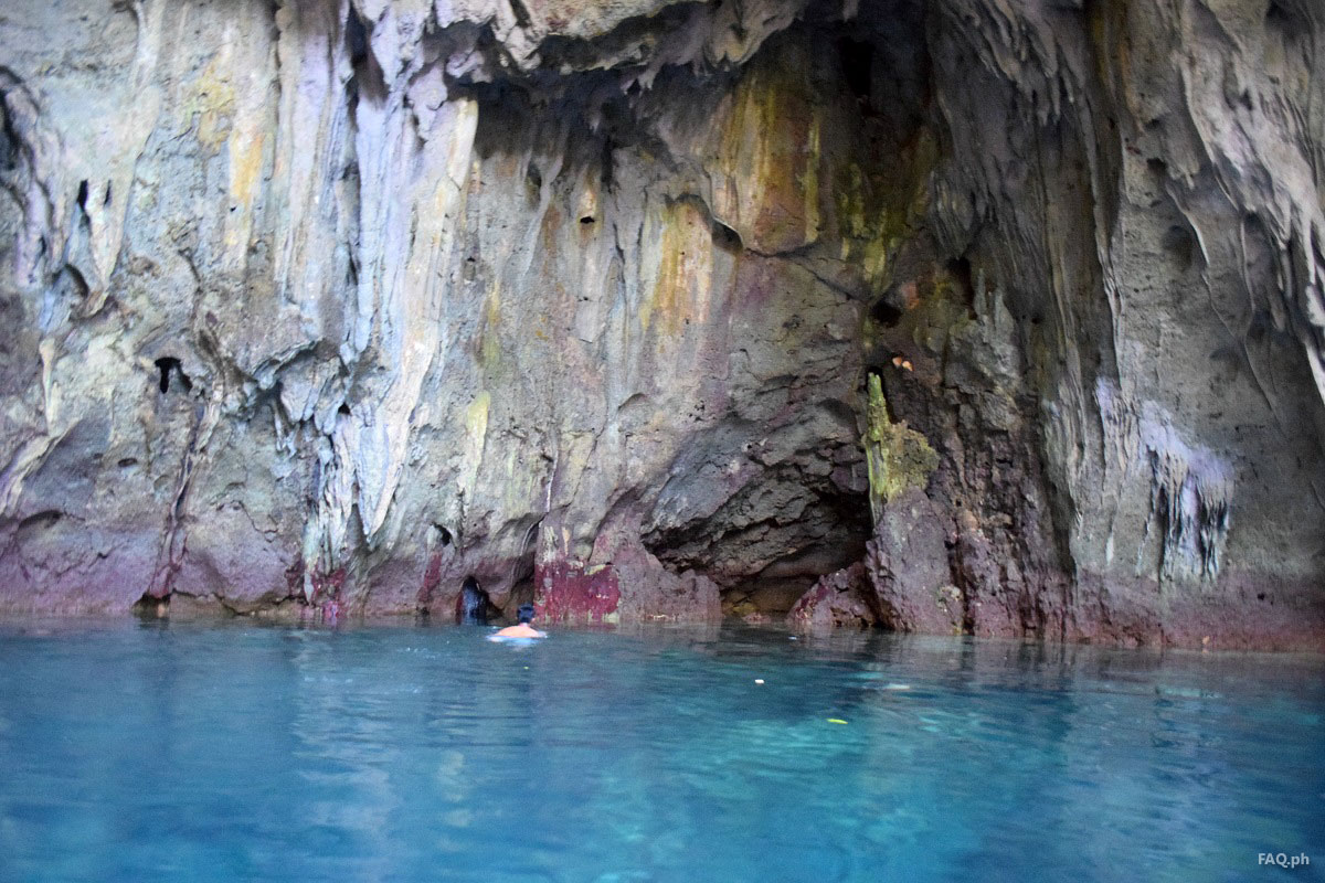 Natural swimming pool Linao Cave
