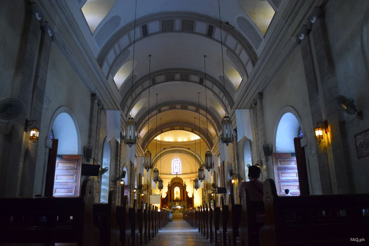 The interior of Malate Church