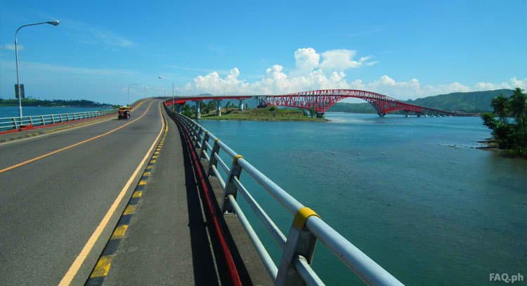 San Juanico Bridge Tacloban to Basey