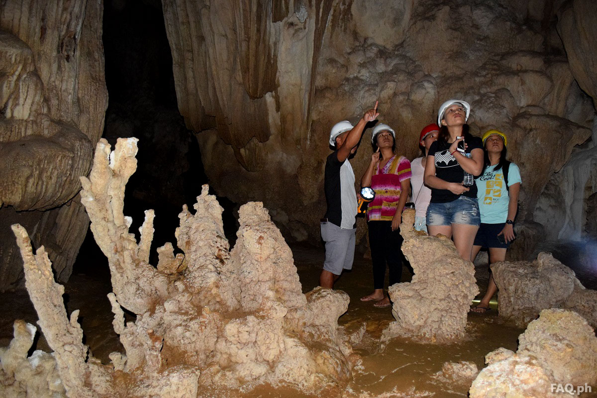 stalagmites in Sohoton cave
