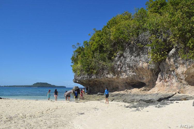 Mahaba Island rock formation