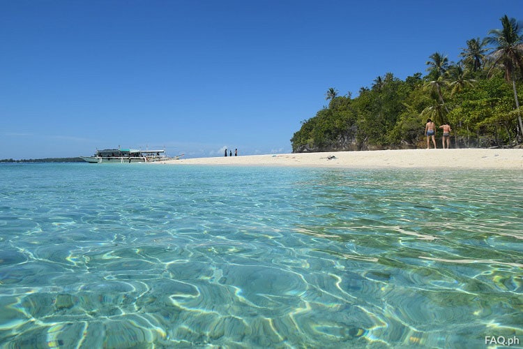 Mahaba Island clear waters for swimming