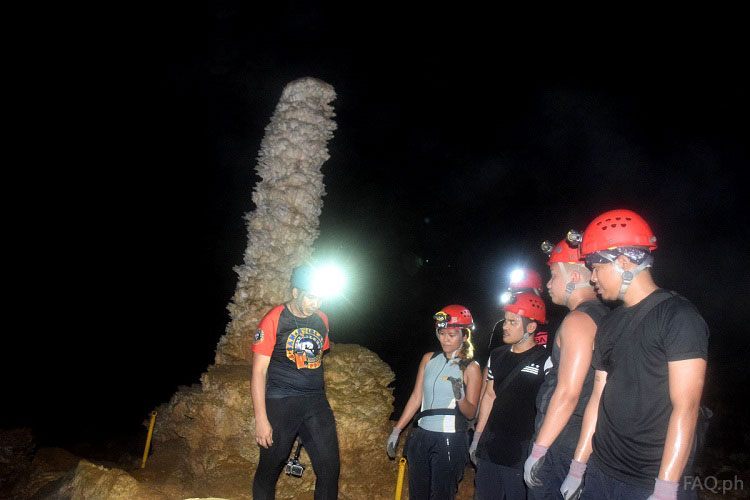 Langun Gobingob cave Stalagmite