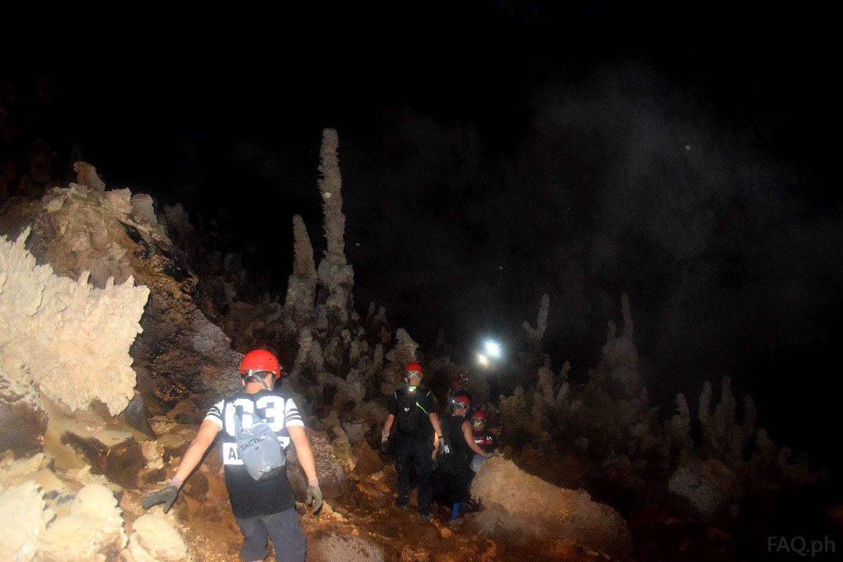 Langun Gobingob Cave Stalagmites