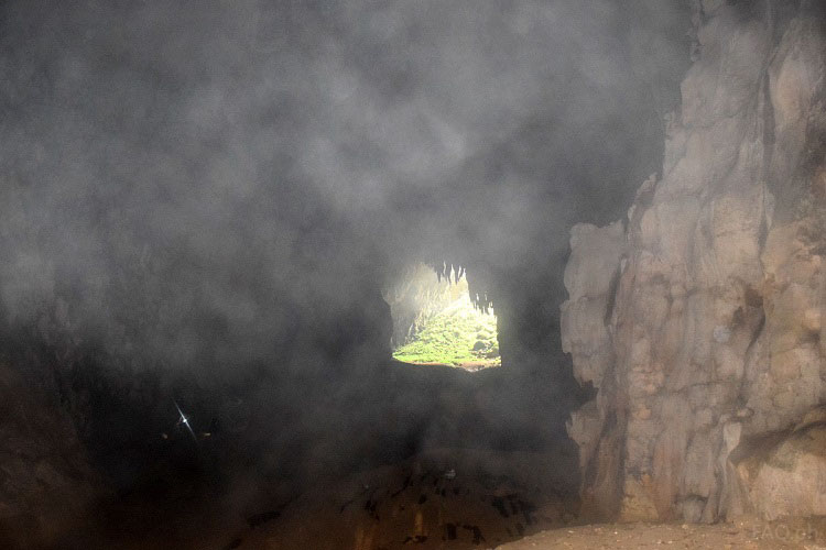 Langun cave opening