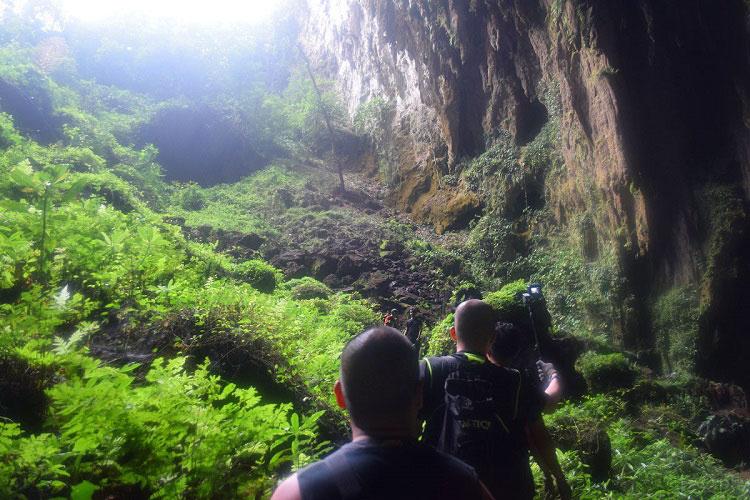 Getting outside Calbiga caves