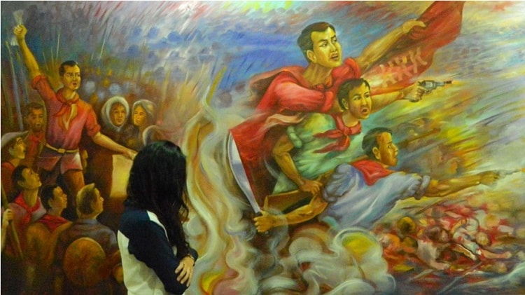 Life of Andres Bonifacio painting by Pancho Piano 