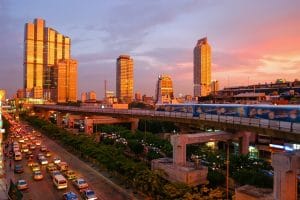 Bangkok_skytrain_sunset